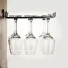 Tabletop Wine Racks 4Pcs/Set Wall-mounted Glass Rack Household Bar Cup Hanging Storage Shelf Goblet Holder 230131