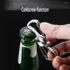 Keychains Creative Men Stainless Steel Keychain Tool Metal Gyro Car Key Chain Bottle Opener Ring Holder Bag Charm Jewelry Accessories