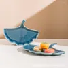 Tallrikar kreativa små keramiska plattor porslin sås maträtt kinesisk retro stil bröllop serveringsrätter för festgåvor