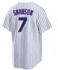 2023 Custom 7 Dansby Swanson Jersey 24 Cody Bellinger Seiya Suzuki irelton Simmons Nick Madrigal Marcus Stroman Willson Sosa Ian Happ