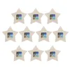 Decorative Figurines Frame Po Wooden Picture Star Frames Hanging Shape Diy Unfinished Mini Wall Blank Crafts Craft Paintable Cutouts