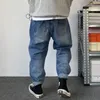 Jeans pour hommes américain de haute qualité mode décontracté hommes vêtements Streetwear Denim pantalon droit japonais Harajuku Cargo pantalon