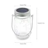 Strings DONWEI 10 LED Solar Light String Glass Bottle Jar Lamp For Party Wedding Christmas Year Garden Decor Lighting