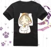 Camisetas masculinas anime natsume yujin-cho cosplay casual poliéster manga curta redonda pescoço fofo personalidade shirt size s-2xl