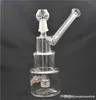 Nouvelle arrivée dab rig verre bong inline Matrix cage à oiseaux perc recycleur Bongs épais 14mm verre cendrier bong avec tuyau de brûleur à mazout en verre