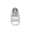 Band Rings Fashion Jewelry Simple Geometric Metal Nail Hollow Out Nails Beauty Ring Drop Delivery Dhepz