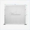 Decorazione per feste Wintina 3X Fondale in seta di ghiaccio Tende appese Garza Matrimonio Po Fondali Sfondo Forniture per eventiparty Drop Delive Dhoyq