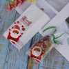 Opakowanie prezentów 50pcs Święta Bożego Narodzenia Santa Candy Cookie