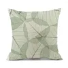 Pillow Creative Leaves Cover Abstract Leaf Texture Pattern Modern Minimalist Sofa Case Home Decor Living Room Pillowcase