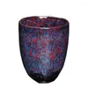 Кубки блюдцы в японском стиле керамическая чашка сингл Большой Цзяньжан Глазурь печь мастер красочный 250 мл