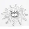 Zegary ścienne kwiat moda ornament salon 3D nowoczesny styl dekoracja domowa cicha kwarc zegar sztuki