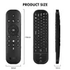 G60S Pro Air Mouse Wireless Voice Remote Control 2.4G BluetoothデュアルモードIRコンピュータTVボックスプロジェクターのバックライト付きIR学習