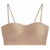 Soutiens-gorge CINOON Sexy soutien-gorge sans bretelles pour femme Tube Invisible sans couture respirant sans fil mariage brassière Push Up Lingerie féminine