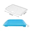 Dish Racks Drain Kitchen Silicone Drainer Tray Large Sink Drying Worktop Organizer for es Tableware 230131