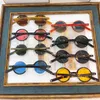 Óculos de sol Fashion Frame Round Men 2023 Travel de tendência de designer clássica para feminino