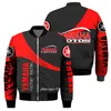 Heren Jassen Heren Yamaha Logo 3D Print Bomberjack Casual Losse Rits Plus Maat Jas Custom Motorcycle Racing Heren Kleding