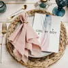 Table Napkin 42 42cm Wedding Cotton Cloth Rustic Gauze Hanky Tea Towel Dining Place Mats Supplies Linen Home Decor