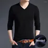 Camicie da uomo camicia pullover uomo abbigliamento inverno maniche lunghe slim pirgoni spesse magliette calde maschio magliette maschi