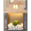 Wall Lamp Nordic Log Cabin LED Sconce Mini Wood Chalet Children Room Balcony Hallway KTV Decorative Light Bedside Lamps