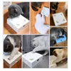 Giocattoli per gatti 7 fori Topi interattivi con piume automatiche Divertimento ossessionato per gatti da interni Forniture ricaricabili USB Prodotti per animali domestici