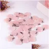 Charms Rose Quartz Crystal Heart Star Cross Natural Stone Pendants For Necklace Earrings Jewelry Making Whoelsale Drop Deliv Dhgarden Dhmnv