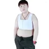 Shapers pour femmes Tomboy Chest Binder Les Lesbian FTM Transgender Vest Flat Breast Slim Shaper Corset Mesh Undershirt Zipper Tank Tops