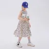 Mädchen Mädchen Ärmelloses Kleid Sommer 2022 Neue Kinder Modische Polka Dot Kleider Kinder Baumwolle Casual Kleidung #6937 0131