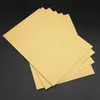 Emballage cadeau 50pcs 229x162mm Enveloppe en papier kraft vierge Enveloppes de couleur unie classique pour le stockage de lettres d'affaires de l'école de bureau (Lig1