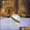 Dekoracja imprezowa 60 cm Biłkowa piłka świąteczna atmosfera Ozdoba drzewa PVC nadmuchiwane zabawki Dekoracje domu dekoracje domowe Xmas 2022 rok Supli dhtwd