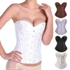 Shaper da donna Corsetto da donna Shaper rinascimentale a vita alta con stampa floreale Cincher antideformato per appuntamenti