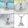 Pendentif Colliers Zircon Cubique Triangle Créatif Bijoux De Mode Sier Plaqué Cuivre Imitation 925 Sterling Collier Drop Delivery P Dhqtn