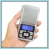 Bilance Mini bilancia digitale elettronica Gioielli con diamanti Pesa Nce Pocket Gram Display LCD 500G / 0.1G 200G / 0.01G Con vendita al dettaglio Dro Otjiw
