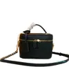 Designer-fall handv￤ska kosmetiska v￤skor mode axel makeup fodral empreinte l￤der j￤tte kvinnor crossbody v￤skor toalettartikar lyxkors