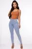 Nouveau jean femme denim skinny hanche lift couleur française coupe jean stretch pantalon femme 9069