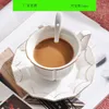 Tassen Keramik Kaffeetasse Home Einfache Bone China Blume Tee Englisch Nachmittag Und Untertasse Wohnzimmer Tischdekoration