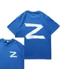 남자 Tshirts 새로운 여름 캐주얼 러시아 Z T 셔츠 남성 패션 면화 짧은 슬리브 oneck 패션 여성 Tshirt 남성 느슨