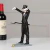 Tabletop Wine Racks Creative Home Decor Magical Holder Magician Figurine Table Ornament Resin Handmade Colored European 230131