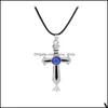 Pendanthalsband Fairy Tail Gray Cross Sier Alloy Animation Halsband 1906 T2 Drop Leverans smycken Pendants Dhyno