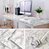 Wallpapers Fashion Marble PVC Self Adhesive Wallpaper For Kitchen Cupboard Countertops Contact Paper Waterproof Wall Stickers Home Decor