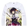 メンズTシャツクールプリントアニメシャツ高校DXD Tシャツマルチスタイルの長袖Xenovia Quarta Akeno Himejima Cosplay動機