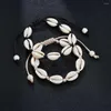 Anklets BOHO2023 Selling Handmade Shell Weaving Ladie Jewelry Crossborder Bracelet Anklet Summer Sunny Beach Ankle Accessories