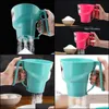 Baking Pastry Tools 2Pcs Funnel Shape Flour Sifter Fine Mesh Powder Sieve Icing Sugar Manual Cup Home Kitchen Drop Delivery Garden Dhlo3