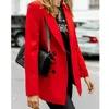 Frauen Anzüge Blazer 2023 Herbst Winter Frauen Mode Damen Mantel Schlank Graben Mantel Blazer Langarm Jacke OL Formale