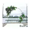Party Decoration Wedding Arch Round Balloon Flower Frame Stand Birthday Baby Shower Circle Backdrop Event Decor Drop Delivery Home G DH69X