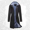 Korki damskie płaszcze wiosenne jesienne moda wodoodporna hydrozyn z kapturem kobiety zamek błyskawiczny długie wysokiej jakości wiatraka płaszcza