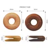 Bag Clips 5pcs Picnic Donut Shape Food Sealing Refrigerator Moisture-proof Preservation Snack Clip Kitchen Accessories 230131
