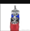 New Hand-operated Side-convex Metal Smoke Grinder with 50MM Diameter and Four Layers Portable Aluminum Alloy