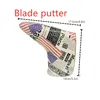 Golf Putter Cover Magnetic Stängning American Flag Pu Leather Waterproof Golf Head Cover för Blade Putter5800553