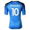 Maradona 22 23 Napoli Soccer Jerseys OP05 Naples Football Shirt Christmas 2022 2023 ZIELINSKI KOULIBALY CAMISETA DE FUTBOL INSIGNE MAILLOT FOOD MERTENS