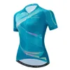 Vestes de course été femmes cyclisme maillot à manches courtes dame vêtements mode loisirs robe vélo Cycle chemise respirant séchage rapide